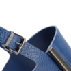 Sandália Azul Salto Bloco Médio Couro Antique Metal - imagem 9