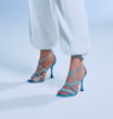 Sandália Cetim Azul - imagem 2