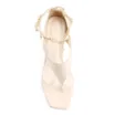 Sandália Charms Couro Off White - imagem 6