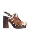 Sandália Clog Couro Pelo Vaca - imagem 3