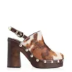 Sandália Clog Couro Pelo Vaca - imagem 3