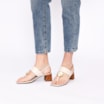 Sandália Cortiça Couro Off White - imagem 2