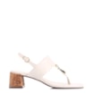 Sandália Cortiça Couro Off White - imagem 3