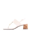 Sandália Cortiça Couro Off White - imagem 5