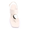 Sandália Cortiça Couro Off White - imagem 6