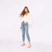 Sandália Cortiça Couro Off White - imagem 8