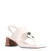 Sandália Cortiça Couro Off White - imagem 1