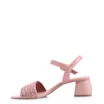 Sandália Couro/Alt Tramado Rosa - imagem 4
