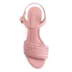 Sandália Couro/Alt Tramado Rosa - imagem 5