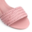 Sandália Couro/Alt Tramado Rosa - imagem 6