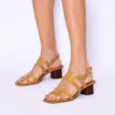 Sandália Couro Amarelo - imagem 2