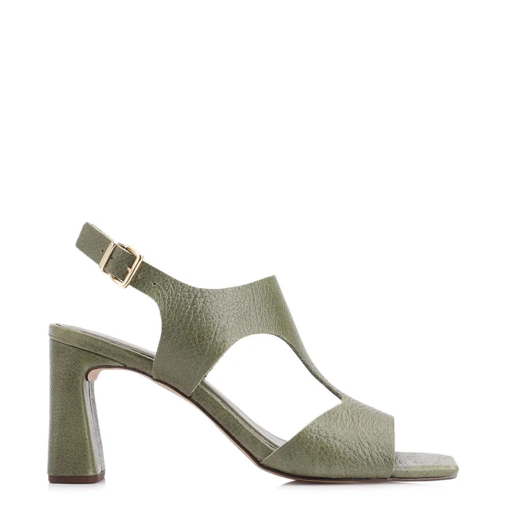 Sandália Couro Antique Verde - imagem 2