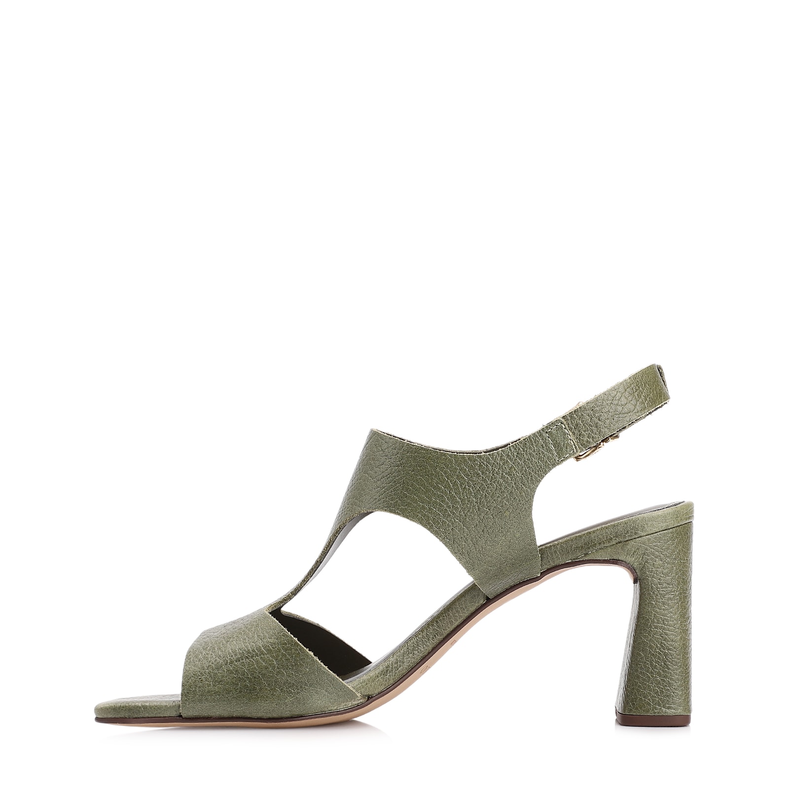 Sandália Couro Antique Verde