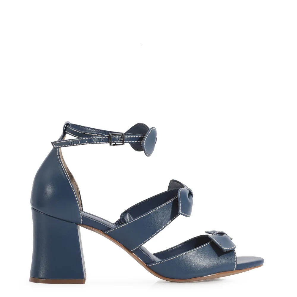 Sandália Couro Azul - imagem 3