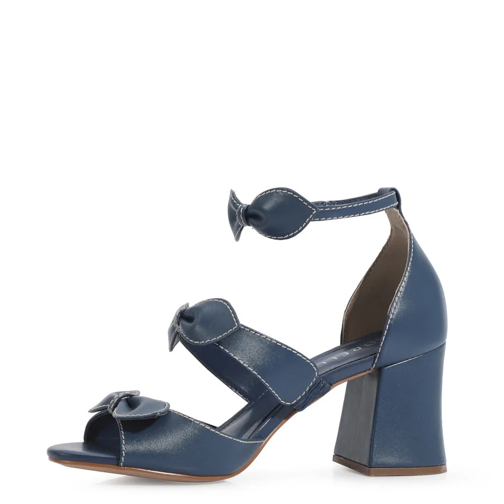 Sandália Couro Azul - imagem 5
