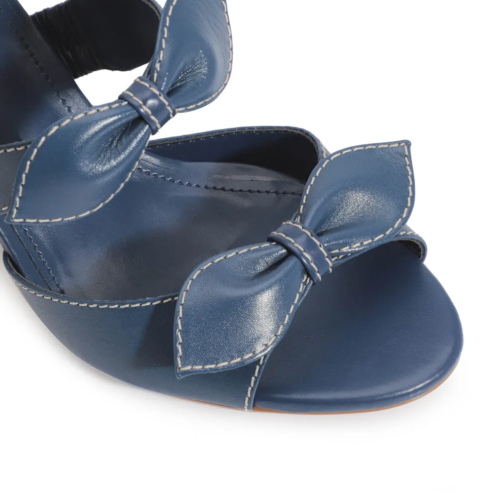 Sandália Couro Azul - imagem 7