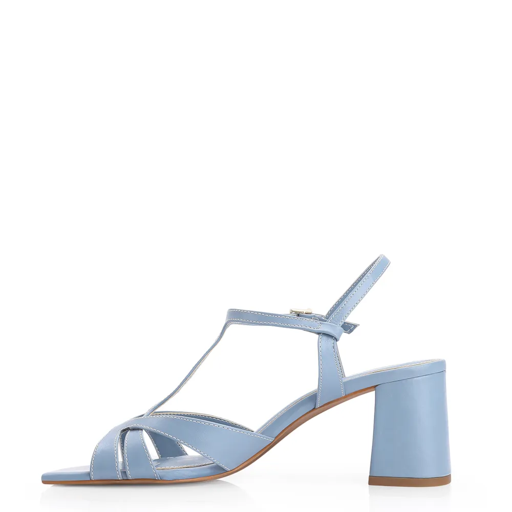 Sandália Couro Azul - imagem 4