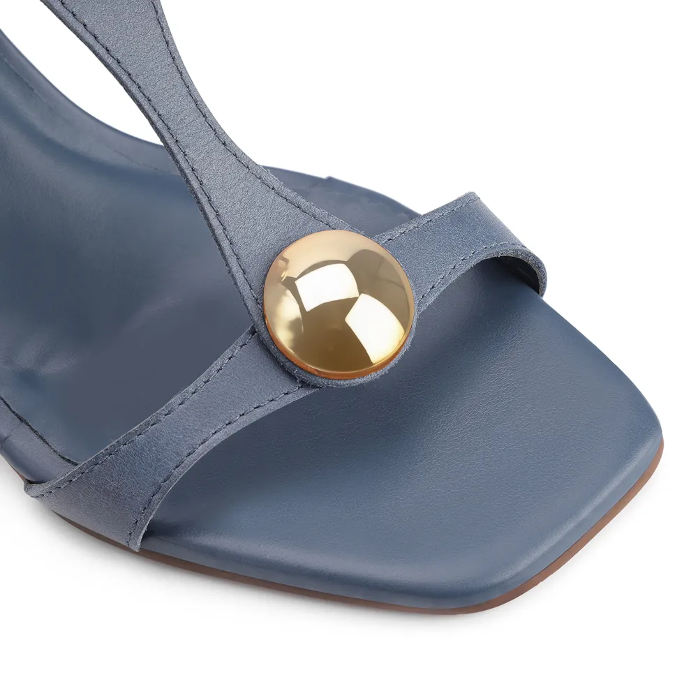 Sandália Couro Azul - imagem 6