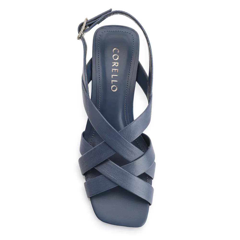 Sandália Couro Azul - imagem 5