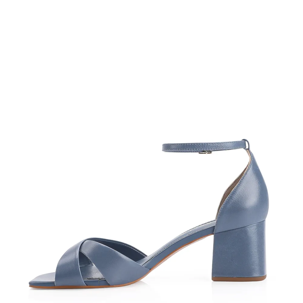 Sandália Couro Azul - imagem 4