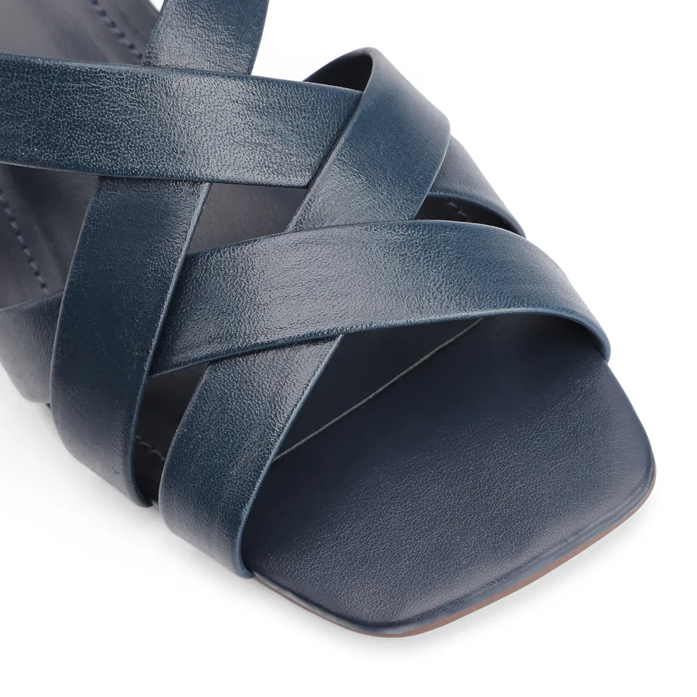 Sandália Couro Azul - imagem 6