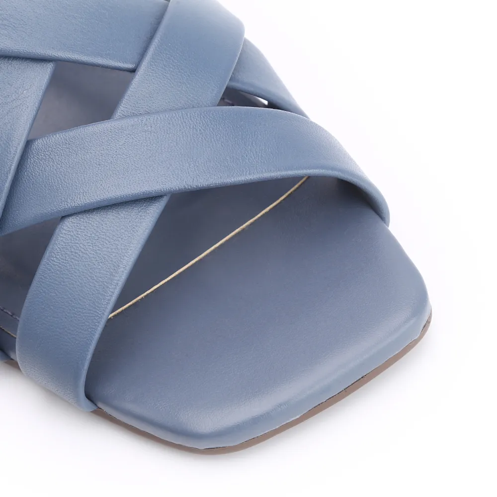Sandália Couro Azul - imagem 7