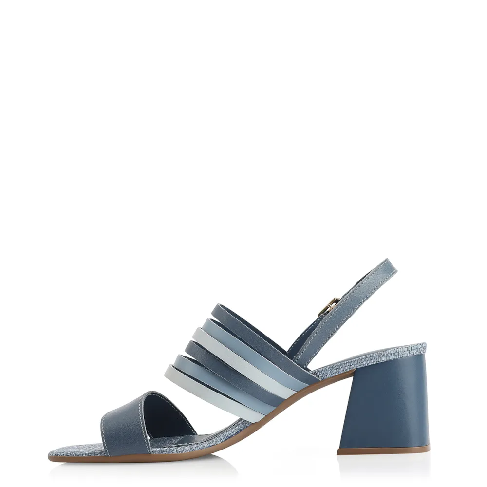 Sandália Couro Azul - imagem 4