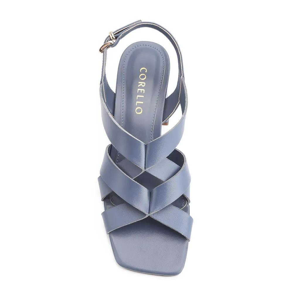 Sandália Couro Azul - imagem 5