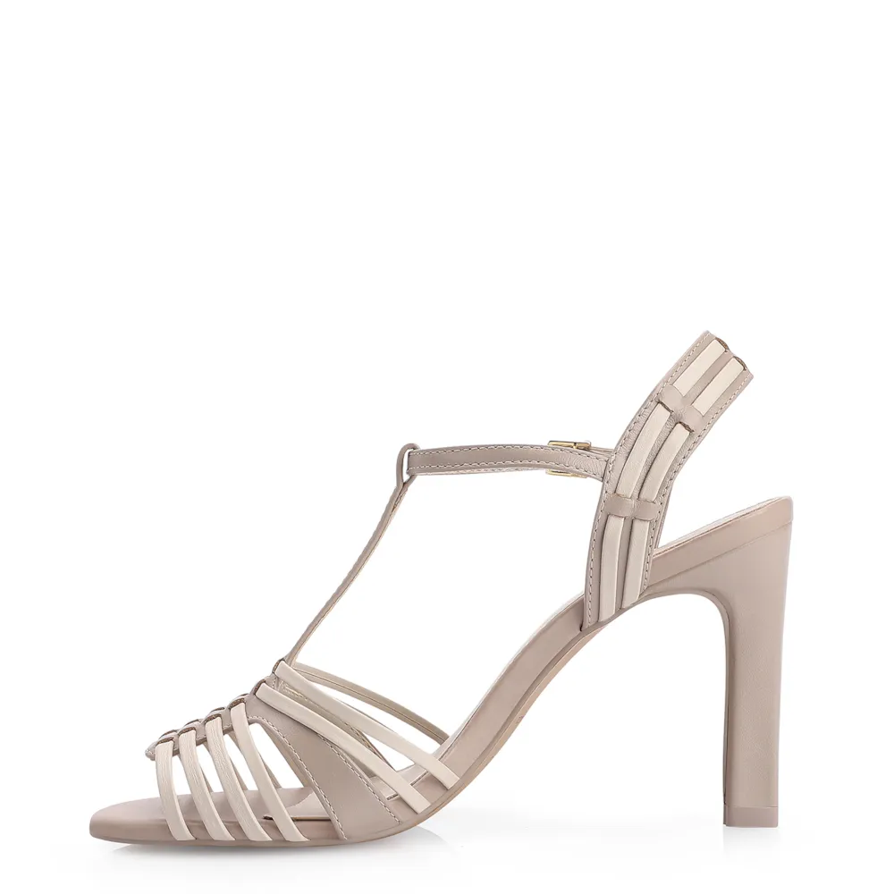 Sandália Couro Bege/Alt Off White - imagem 4