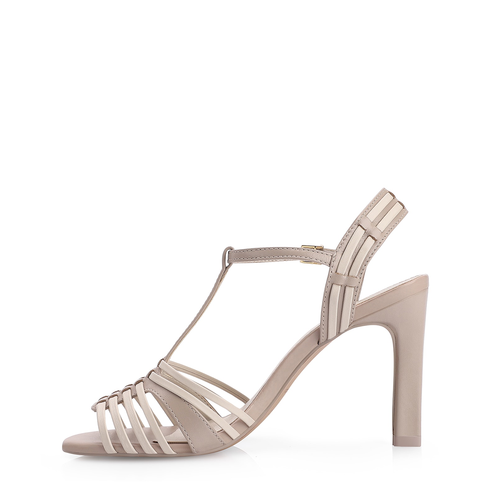 Sandália Couro Bege/Alt Off White