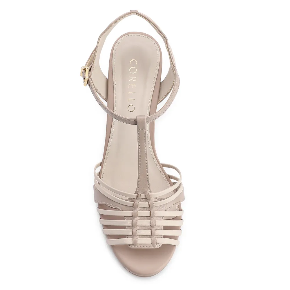 Sandália Couro Bege/Alt Off White - imagem 5