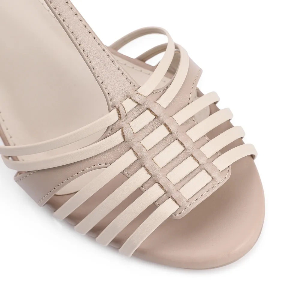 Sandália Couro Bege/Alt Off White - imagem 6