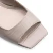 Sandália Couro Croco Bege - imagem 6