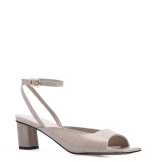 Couro Croco Bege