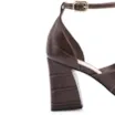 Sandália Couro Croco Marrom - imagem 7