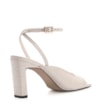 Sandália Couro Croco Off White - imagem 4