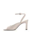 Sandália Couro Croco Off White - imagem 5