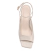 Sandália Couro Croco Off White - imagem 6