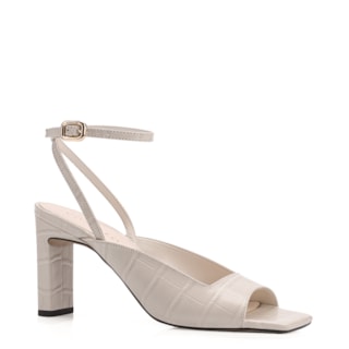 Couro Croco Off White