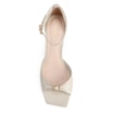 Sandália Couro Croco Off White - imagem 5