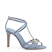 Sandália Couro Lezard Azul - imagem 1