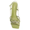 Sandália Couro Lezard Verde - imagem 5