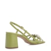 Sandália Couro Lezard Verde - imagem 3