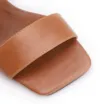 Sandália Couro Marrom Claro - imagem 7