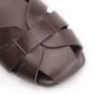 Sandália Couro Marrom Escuro - imagem 7