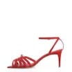 Sandália Couro Nobuck Vermelho - imagem 4