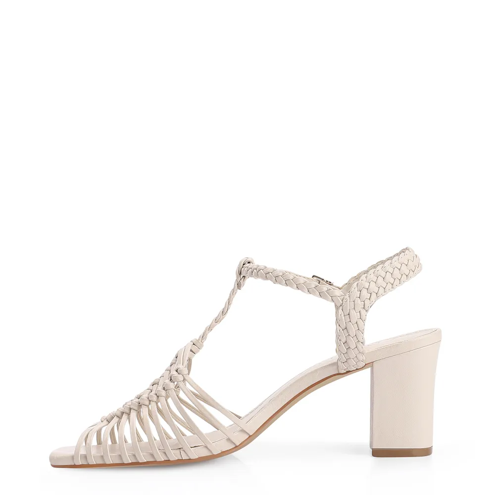 Sandália Couro Off White - imagem 4