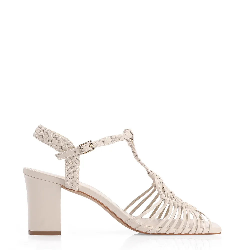 Sandália Couro Off White - imagem 2