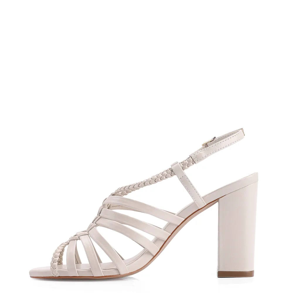 Sandália Couro Off White - imagem 4