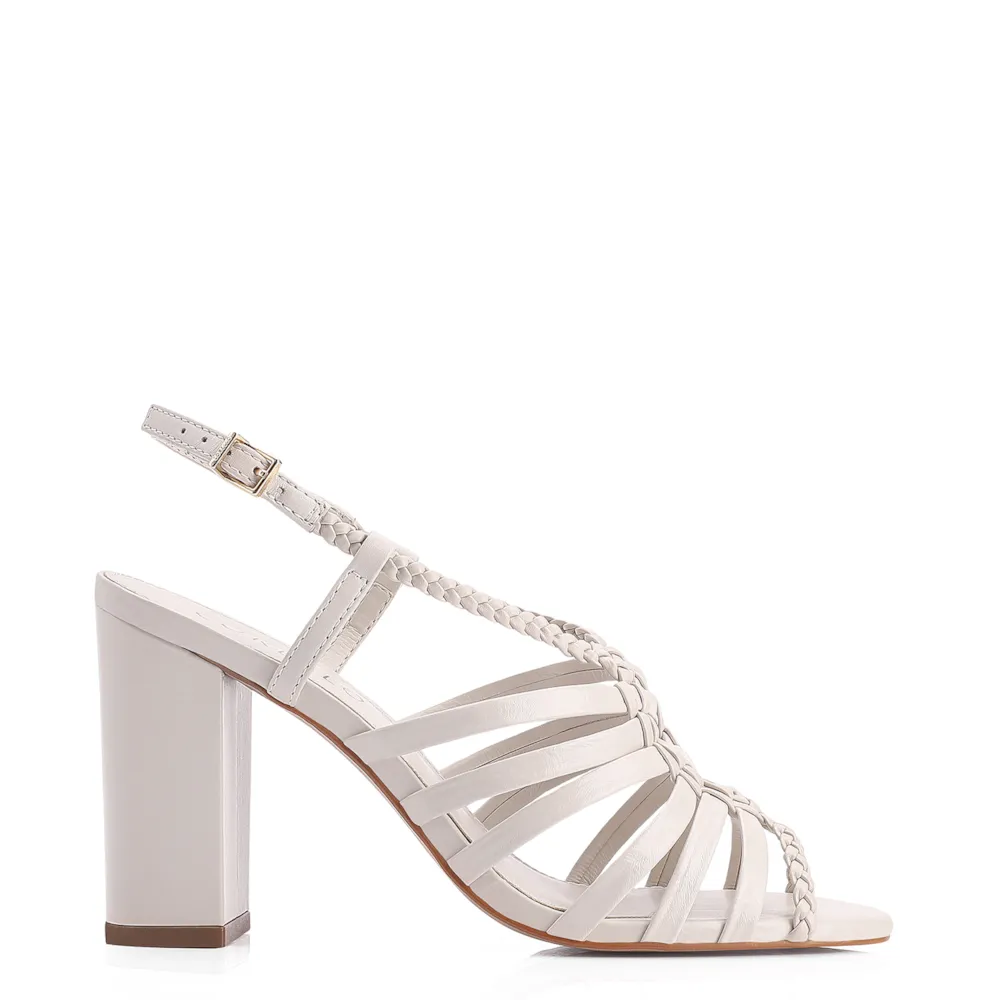 Sandália Couro Off White - imagem 2